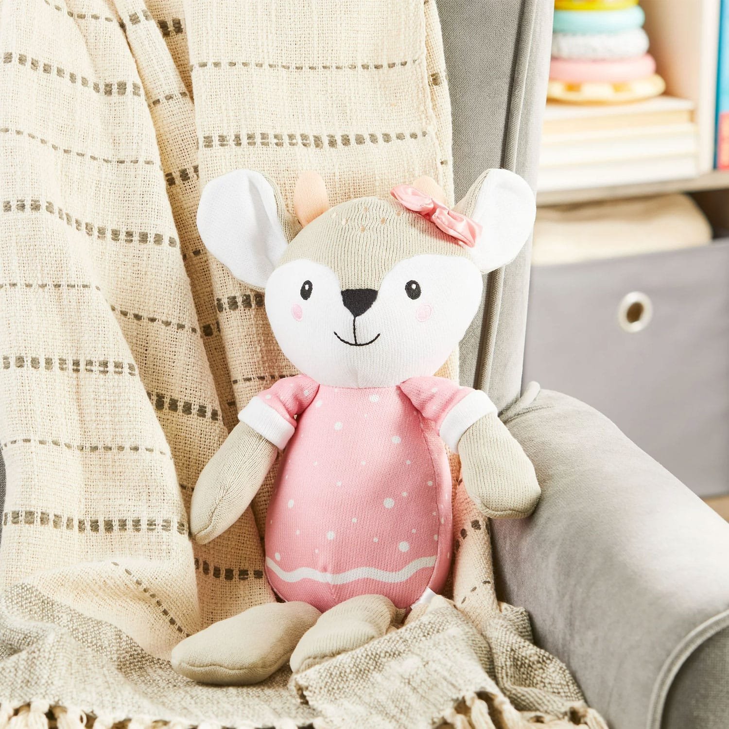 Spark Create Imagine 19_ Girl Deer Knit Plush - Image 2